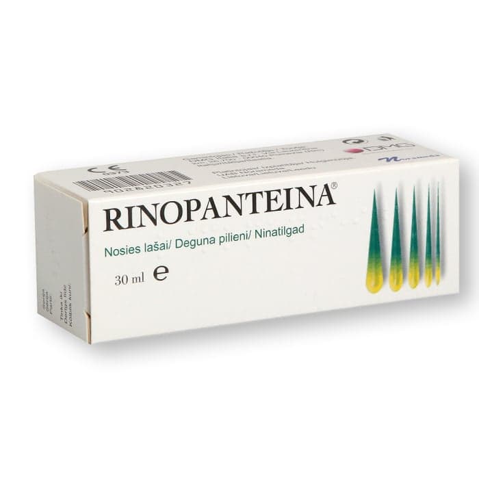 RINOPANTEINA nosies lašai su vitaminu A ir D pantenoliu, 30 ml-1
