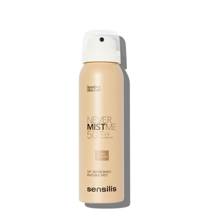 SENSILIS NEVER MIST ME, apsauginė gaivinamoji dulksna SPF 50, 100 ml