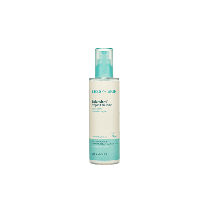 HOLIKA HOLIKA veido emulsija LESS ON SKIN BALANCISM VEGAN EMULSION, 150 ml