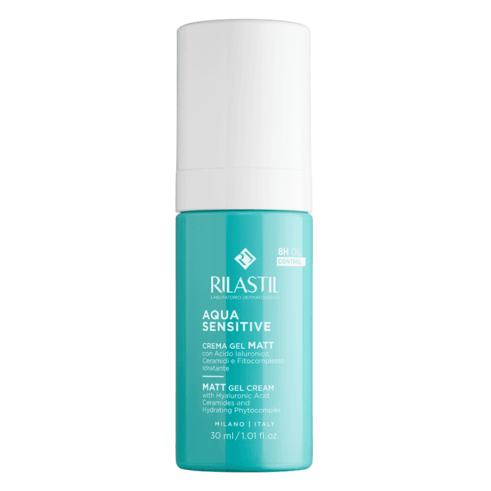 RILASTIL AQUA SENSITIVE matinis gelinis veido kremas, 30 ml