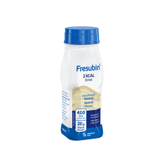 FRESUBIN 2 KCAL DRINK, gėrimas, neutralaus skonio, nuo 3 m. po 200 ml, 4 buteliukai-1
