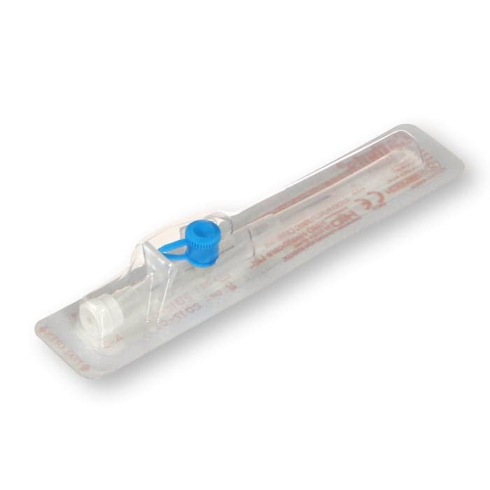 BUTTERFLY Intraveninis kateteris su injekcijos anga ir sparneliais, 22 G, 1 vnt.