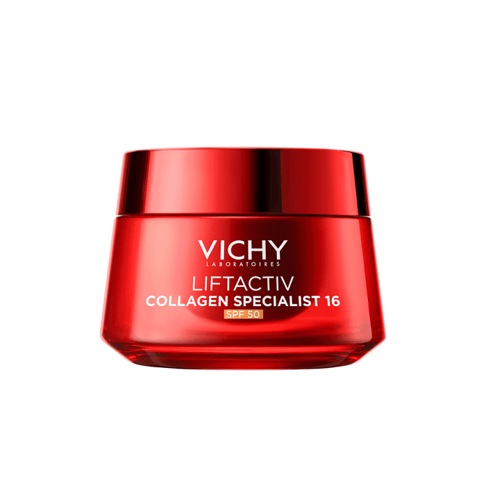 VICHY dieninis veido kremas LIFTACTIV COLLAGEN SPECIALIST 16 SPF 50, pakartotinai pripildomas kremo indelis., 50 ml-1