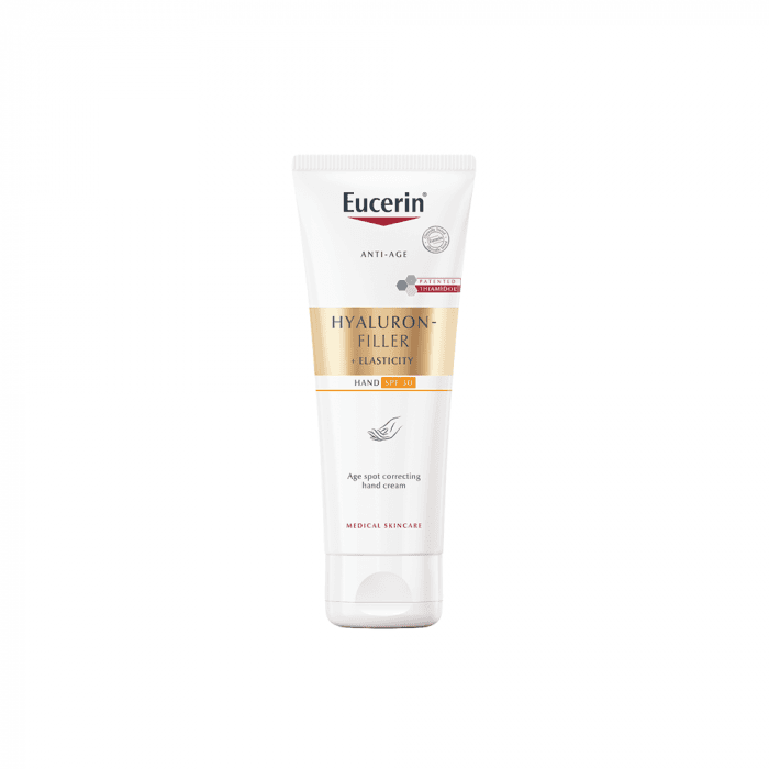 EUCERIN rankų kremas brandžiai odai HYALURON-FILLER + ELASTICITY, SPF 30, 75 ml