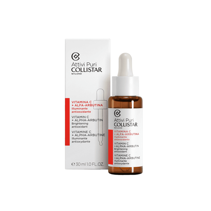 COLLISTAR, VITAMIN C + ALPHA-ARBUTIN skaistinamasis veido serumas, ATTIVI PURI, 30 ml-1