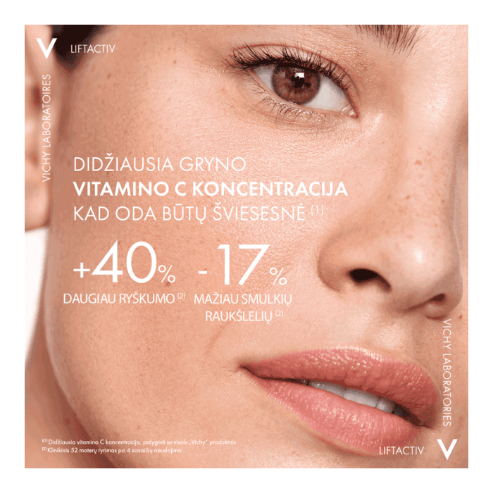 VICHY skaistinamasis veido serumas LIFTACTIV SUPREME VITAMIN C, 20 ml-2