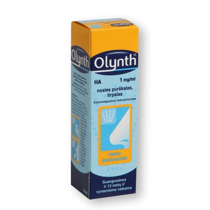 OLYNTH HA, 1mg/ml, 10 ml, nosies purškalas (tirpalas), N1-1
