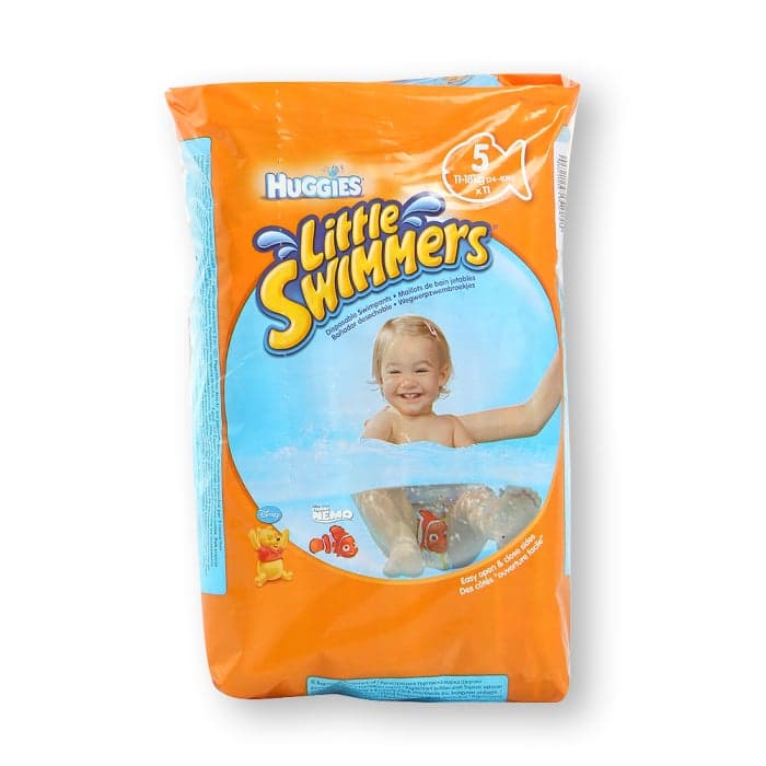 HUGGIES sauskelnės-kelnaitės SWIMMERS MEDIUM (5-6), 12–18 kg, 11 vnt.-1