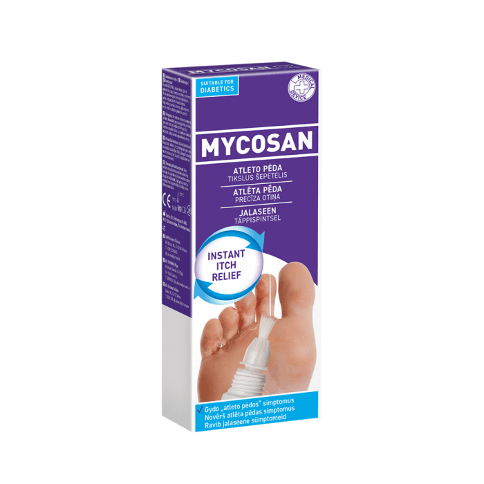 MYCOSAN priešgrybelinis pėdų gelis, 15 ml