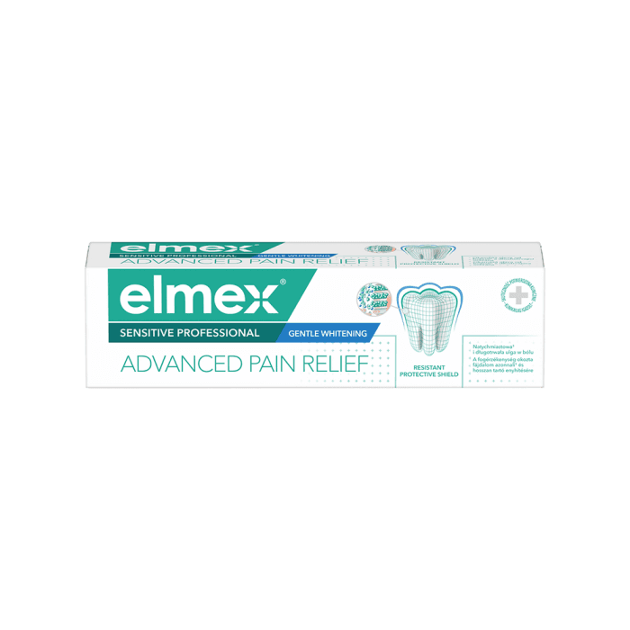 ELMEX balinanti dantų pasta jautriems dantims SENSITIVE PROFESSIONAL GENTLE WHITENING PAIN RELIEF, nuo 12 metų, 75 ml