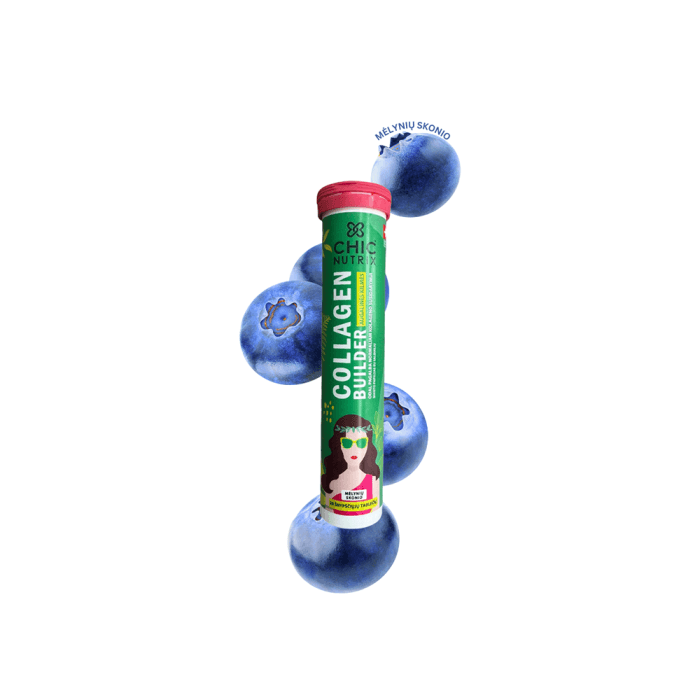 CHIC NUTRIX COLLAGEN BUILDER, 20 šnypščiųjų tablečių-1