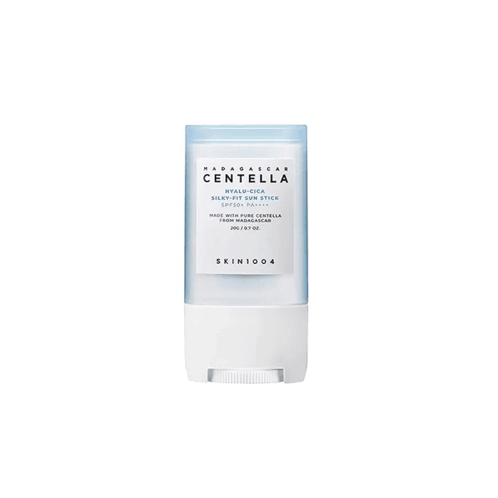 SKIN1004 pieštukinė apsauga nuo saulės SPF50+, su azijinės centelės ektraktu, Madagascar Centella Hyalu-Cica, Silky-Fit Sun Stick, 20 g