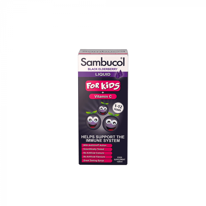 Sambucol Black Elderberry For Kids geriamieji lašai, 120 ml tirpalas-1