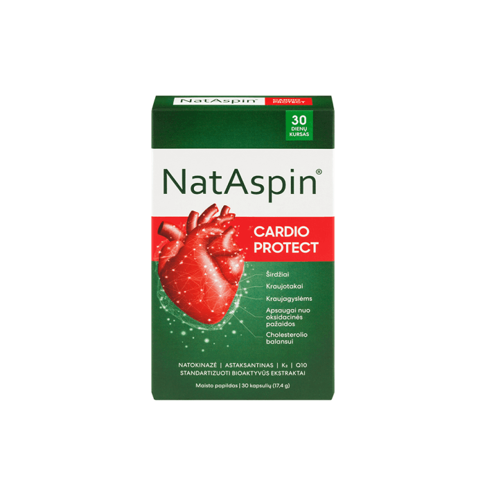 NatAspin, NatAspin CARDIO PROTECT, 30 kapsulių