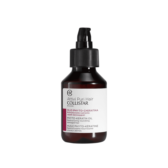 COLLISTAR, plaukų aliejus, Restructuring Nourishing, ATTIVI PURI PHYTO-KERATIN, 100 ml-1