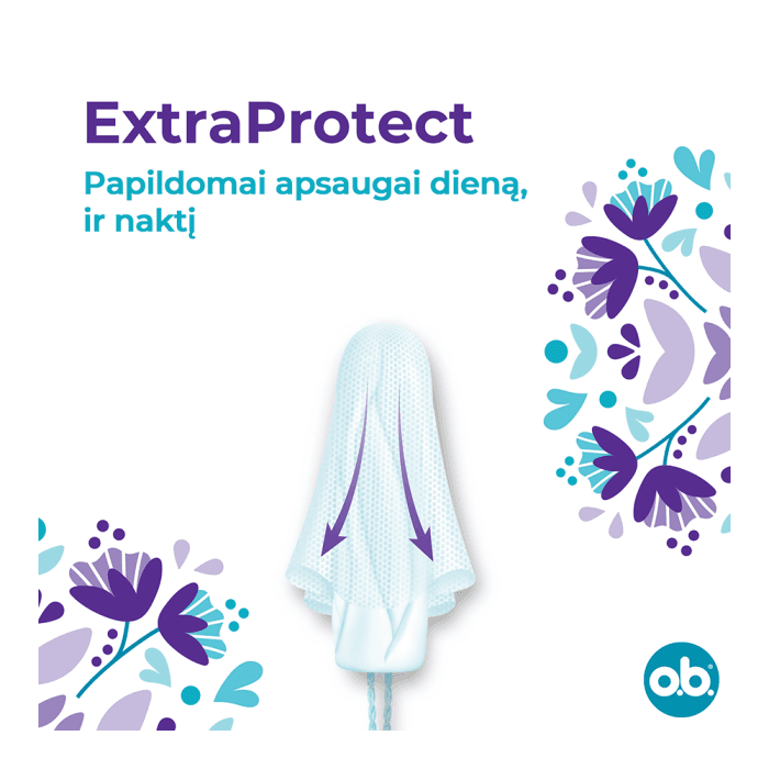 O.B. tamponai PROCOMFORT EXTRA PROTECT NORMAL, 16 vnt.-1