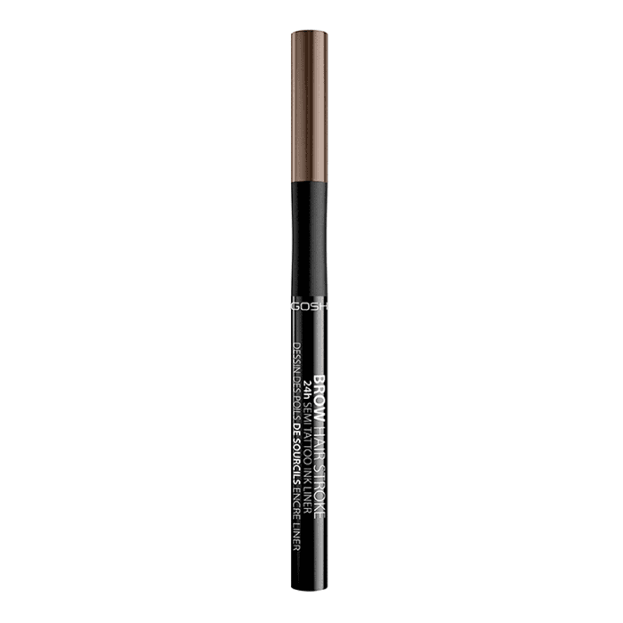 GOSH antakių pieštukas BROW HAIR STROKE, 002 pilkai ruda spalva, 1 ml-1