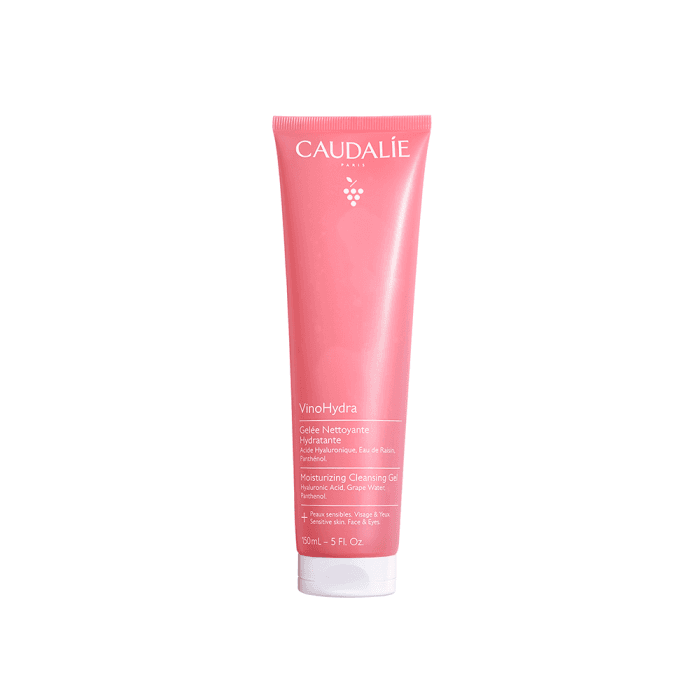 CAUDALIE veido prausiklis jautriai odai VINOHYDRA MOISTURIZING CLEANSING GEL, 150 ml