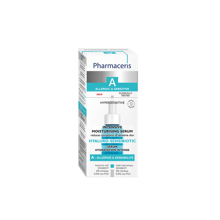 PHARMACERIS A, intensyviai drėkinantis serumas, HYALURO SENSIBIOTIC, 30 ml-1