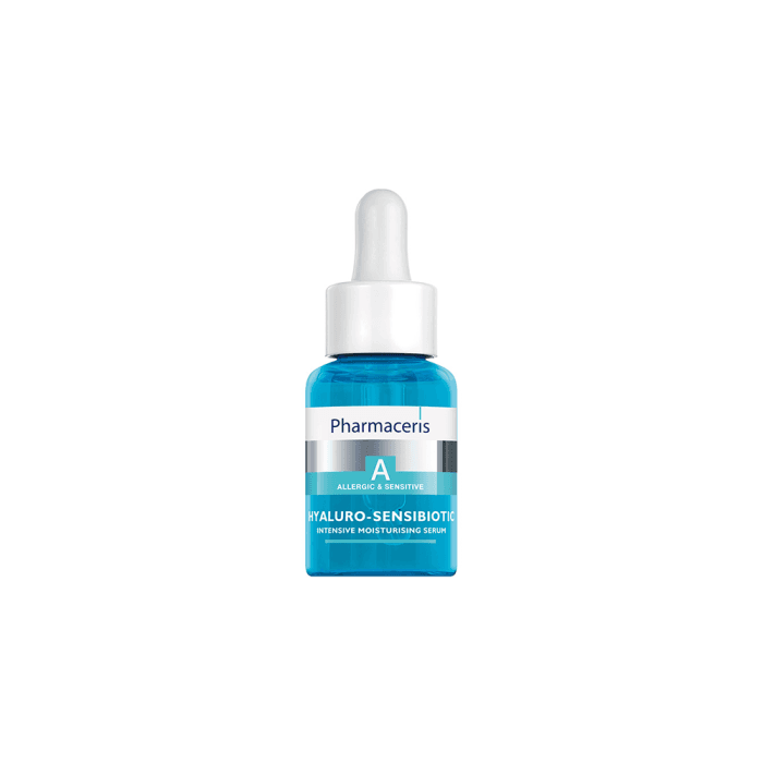 PHARMACERIS A, intensyviai drėkinantis serumas, HYALURO SENSIBIOTIC, 30 ml
