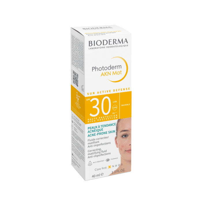BIODERMA apsauga nuo saulės mišriai, riebiai bei į spuogus linkusiai odai, PHOTODERM AKN MAT SPF30, 40 ml-2