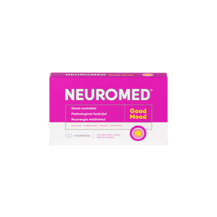 NEUROMED GOOD MOOD, nuo 12 m., 15 kapsulių-1
