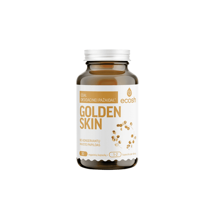 ECOSH Golden Skin, 30 kapsulių