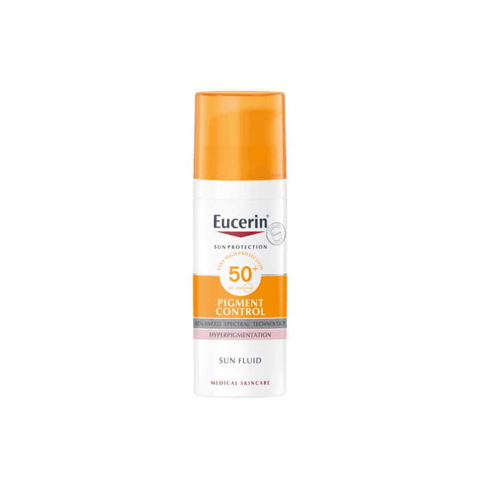 EUCERIN veido fluidas SUN PIGMENT CONTROL, SPF 50+, 50 ml