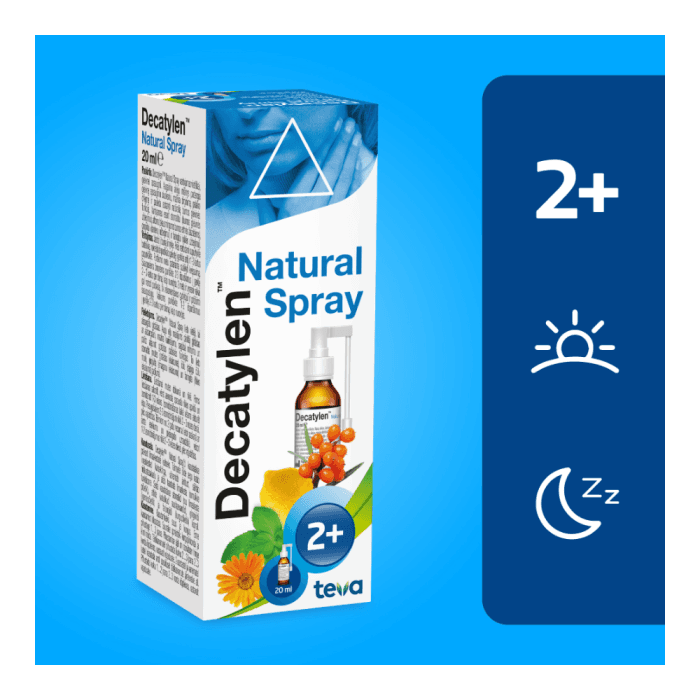 DECATYLEN burnos ir gerklės purškalas NATURAL SPRAY, 20 ml-1