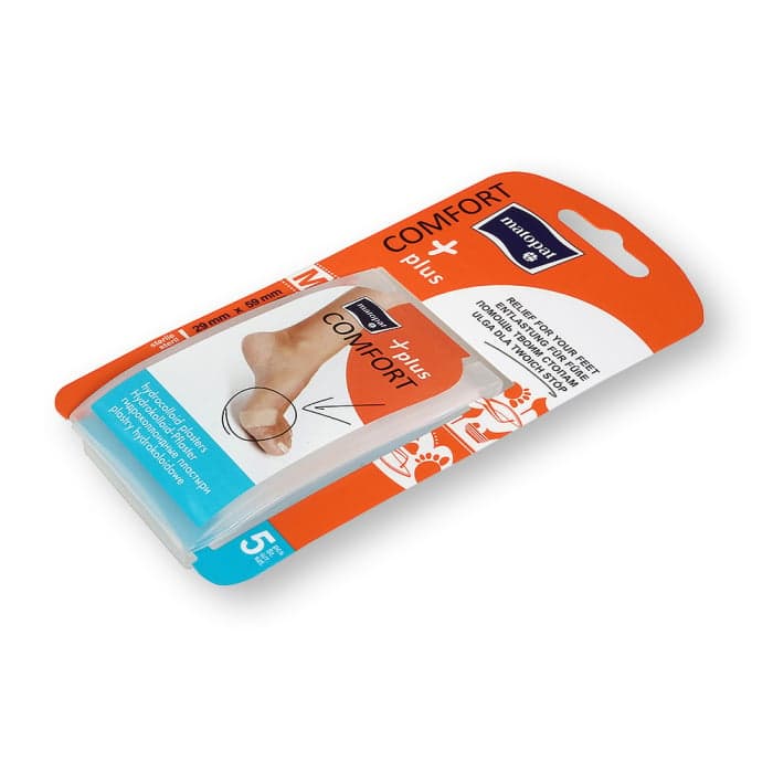 COMFORT PLUS pūslių pleistrai, M, 29 x 59 mm, 5 vnt.-1