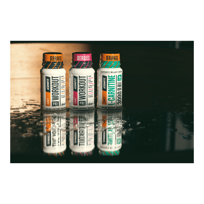 ICONFIT gėrimas (shot'as) prieš treniruotę  apelsinų skonio, 60 ml-2