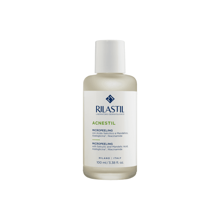 RILASTIL, ACNESTIL, šveičiamasis losjonas, veidui ir kūnui, 100 ml