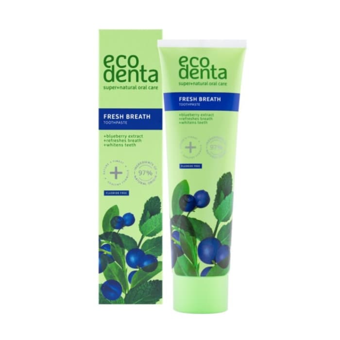 ECODENTA dantų pasta su mėlynių ekstraktu, 100 ml