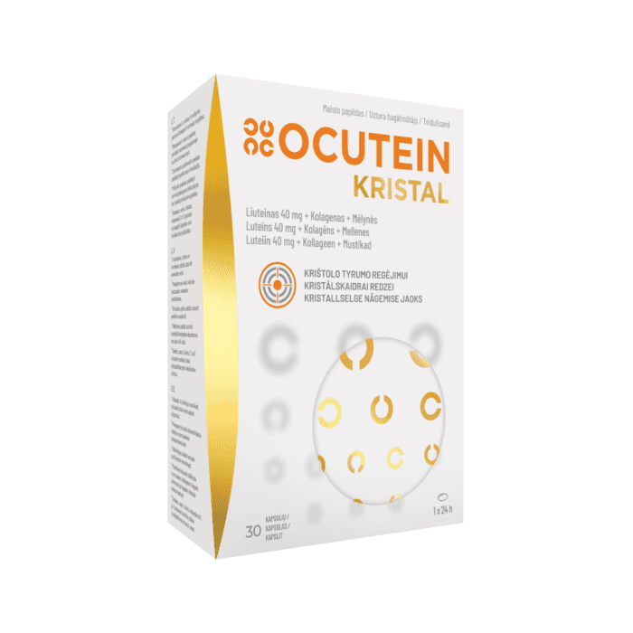 OCUTEIN KRISTAL, 30 kapsulių