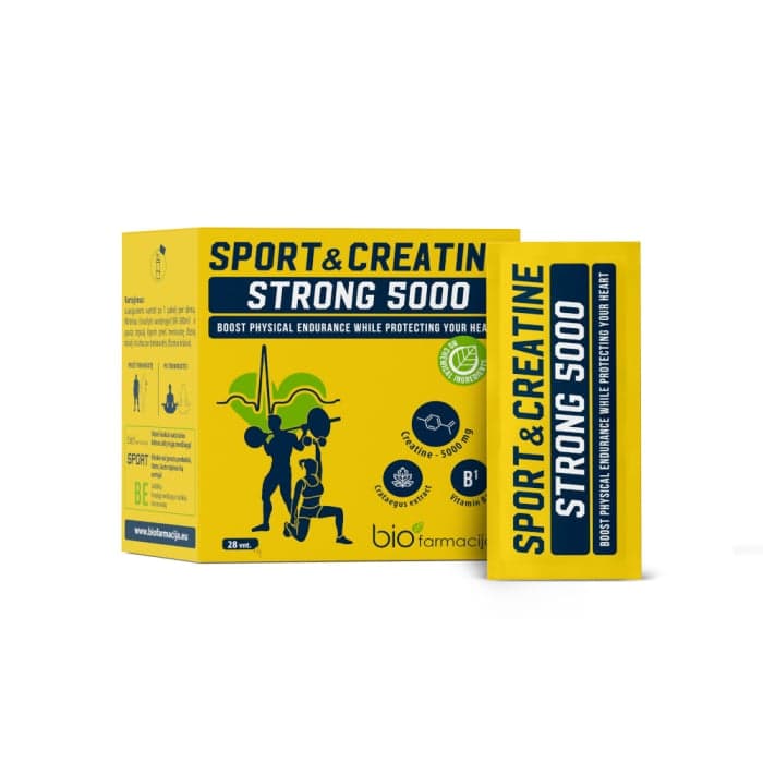 SPORT&CREATINE STRONG 5000, 28 pakelių