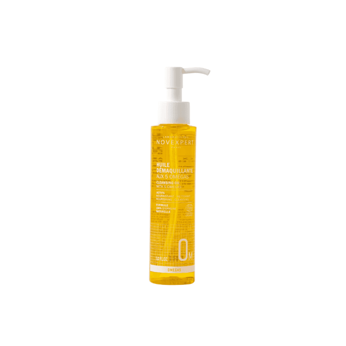 NOVEXPERT aliejinis makiažo valiklis su 5 rūšių Omega rūgštimis, 150 ml