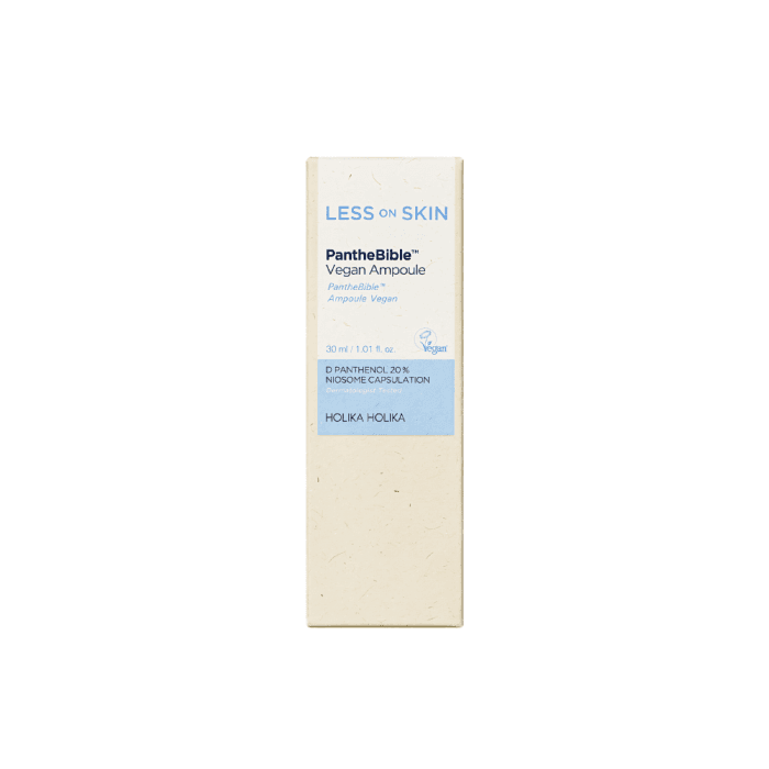 HOLIKA HOLIKA veido ampulė, Less On Skin PantheBible Vegan, 30 ml-1