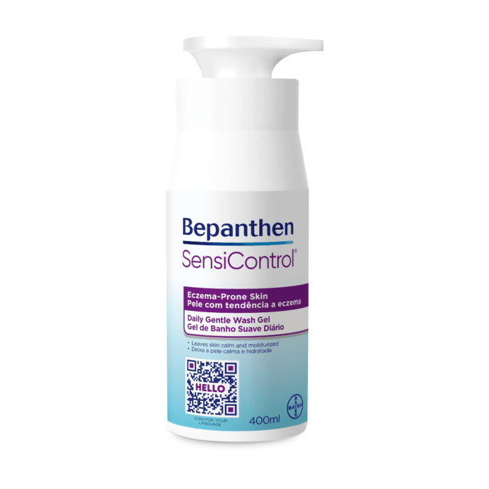 BEPANTHEN SENSICONTROL prausiamasis gelis, 400 ml