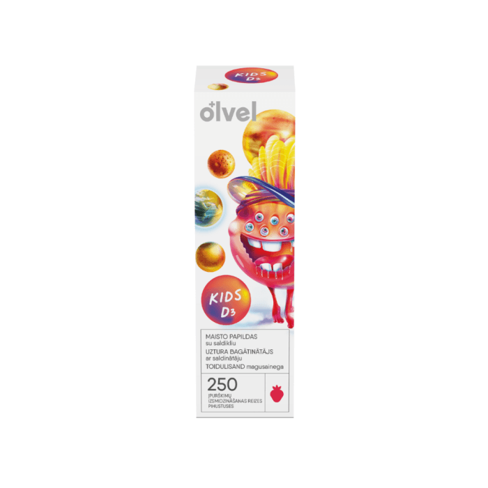 OLVEL VAIKAMS D3, žemuogių skonio, 25 ml-1