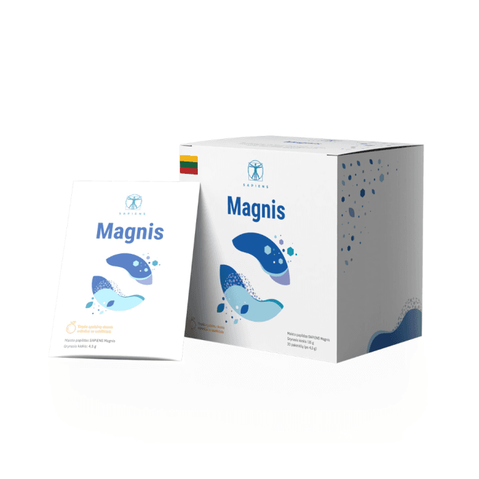 SAPIENS MAGNIS, apelsinų skonio, 30 paketėlių