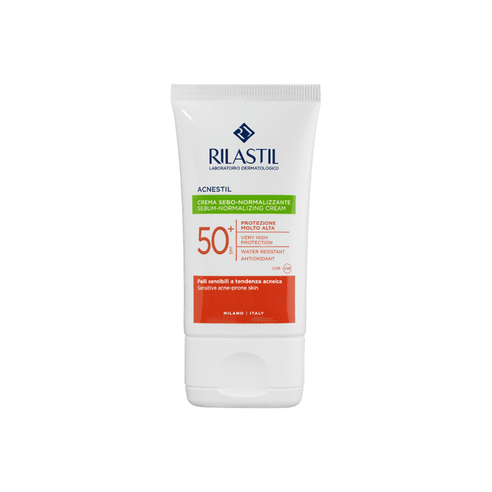 RILASTIL, ACNESTIL sebumą norm. kremas, SPF50+, 40 ml