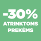 <p>Pritaikyk kodą VESK30 ir gauk -30% nuolaidą atrinktoms prekėms,&nbsp;perkant dvi bet kurias prekes</p>