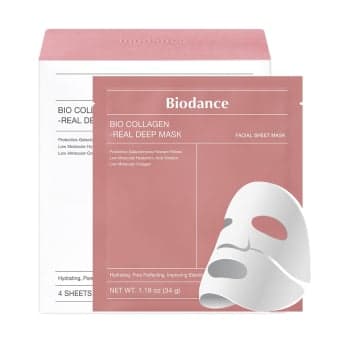 BIODANCE BIO COLLAGEN-REAL DEEP veido kaukės, 4 vnt.