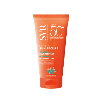 SVR veido ir kūno gelis nuo saulės su dideliu atsparumu vandeniui SUN SECURE EXTREME, SPF 50+, 50 ml