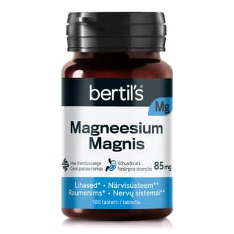 BERTIL´S KELASIN MAGNIS 85 MG, 100 tablečių