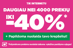 Išsirink papildomą nuolaidą krepšeliui!