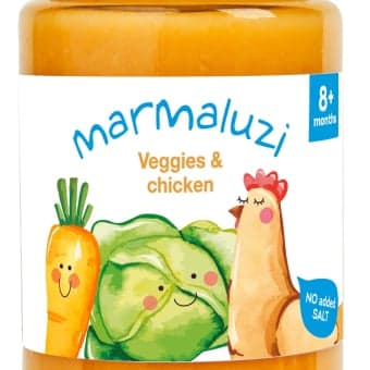 MARMALUZI daržovių ir vištienos košė, nuo 8 mėn., 190 g