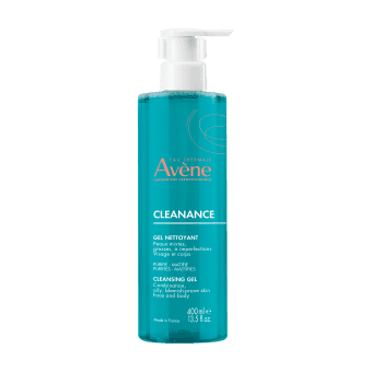 EAU THERMALE AVENE valomasis prausimosi gelis mišriai, riebiai odai CLEANANCE, 400 ml