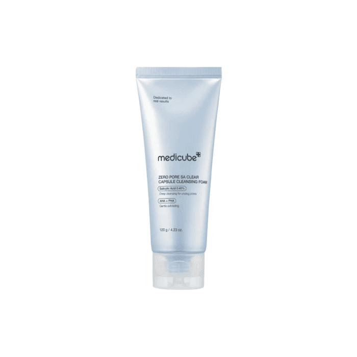 MEDICUBE valomosios veido putos ZERO PORE CLEARING CAPSULE CLEANSING FOAM, 120 g