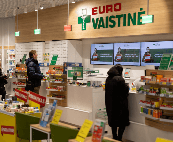 EUROVAISTINĖSE nuo šiol gyventojai galės įsigyti vaistą nuo COVID-19